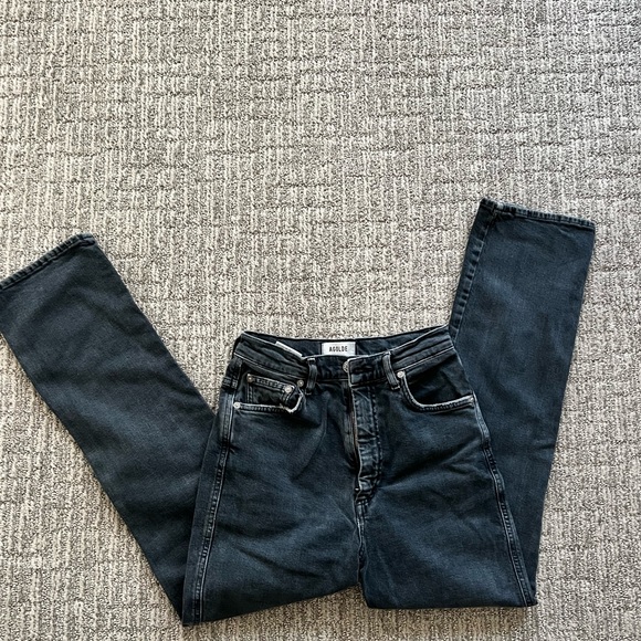 Agolde Pinch Waist High Kick in color Realm - Picture 4 of 8